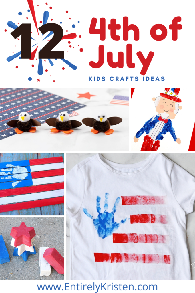 4th of July Crafts for Kids to Make at Home - Entirely Kristen